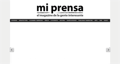 Desktop Screenshot of miprensa.com