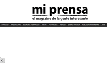 Tablet Screenshot of miprensa.com